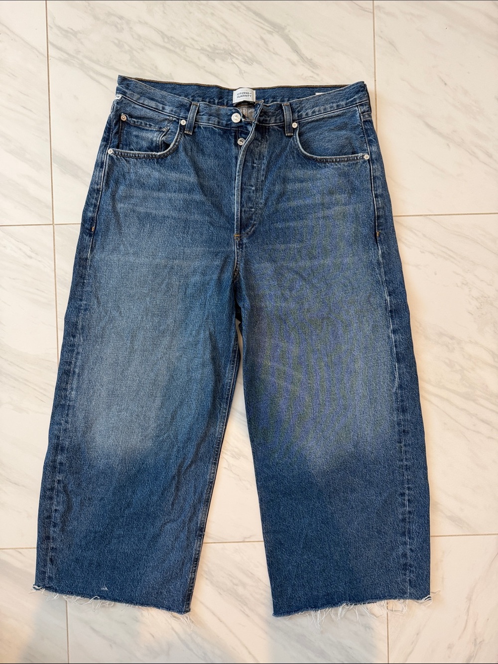 Citizens of Humanity Ayla Cropped Wide Leg Jeans